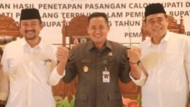 KPU Pemalang menetapkan Pasangan Anom Widyantoro dan Nurkholes sebagai Bupati dan Wakil Bupati Pemalang