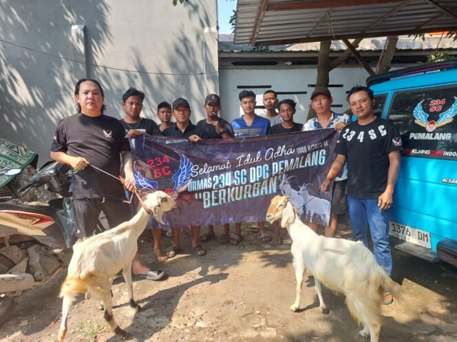 
					Momen Idul Adha, DPC 234SC Pemalang dan WPSP Bagikan Hewan Kurban kepada Masyarakat Yang Membutuhkan