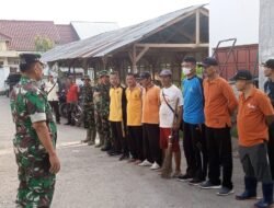 Jum’at Bersih di Pasar Paduraksa, Koramil 01 Pemalang Wujudkan Lingkungan Bersih dan Sehat