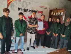 Lima Mahasiswa KPI UIN Gus Dur Pekalongan Siap Mengabdi di Dunia Jurnalistik melalui PPL di Warta Nasional