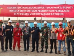 Dandim Pemalang Bersama Bupati dan Kapolres Pastikan Proyek PT. Golden Victory Berjalan Lancar