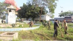Jum’at Bersih di Tugu Ikan: Kodim 0711/Pemalang Bersama Relawan Masyarakat Galakkan Gerakan Peduli Lingkungan