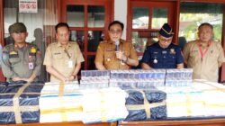 Pemerintah kabupaten Pemalang Berhasil Amankan Ratusan Ribu Batang Rokok Ilegal
