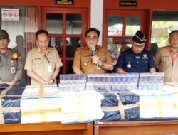 Pemerintah kabupaten Pemalang Berhasil Amankan Ratusan Ribu Batang Rokok Ilegal
