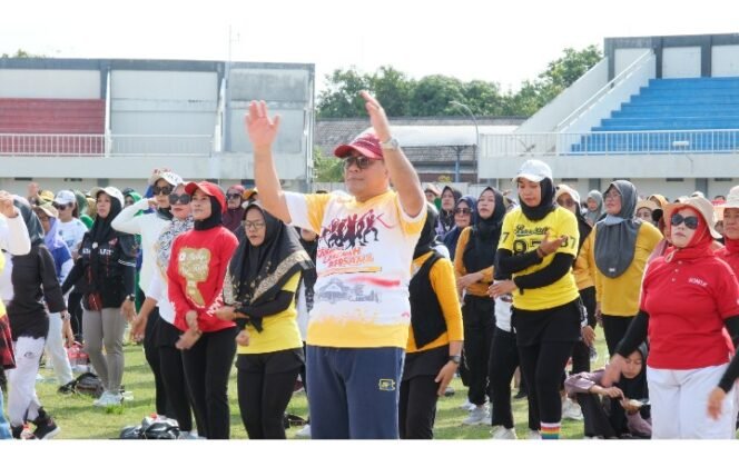 
					Meriah.! Senam Massal Warnai Peringatan Haornas ke-42 di Pemalang