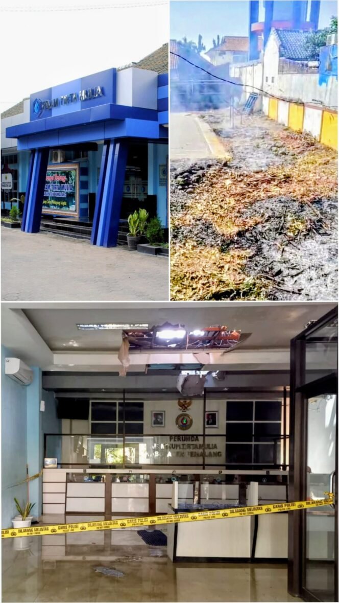 
					Musibah di Awal Masa Jabatan Dirut Baru, Perumda Air Minum Tirta Mulia Pemalang Terbakar