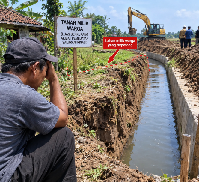 
					Saluran Air Berubah Posisi, Warga Pemalang Minta Kepastian Administrasi Tanahnya